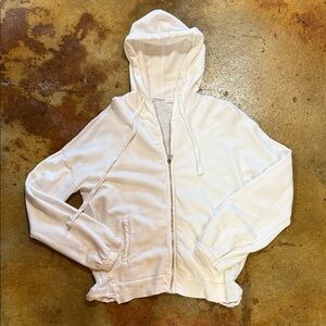 Stateside White Hooded Jacket